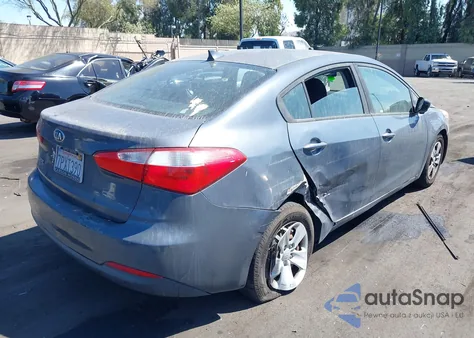 2016 Kia Forte Lx из США, поврежденный, VIN KNAFK4A68G5523131